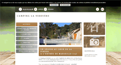 Desktop Screenshot of camping-la-verdiere.com