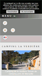 Mobile Screenshot of camping-la-verdiere.com